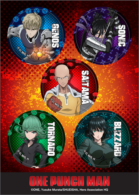 One Punch Man S2 Characters Anime Sticker Set GE-55912
