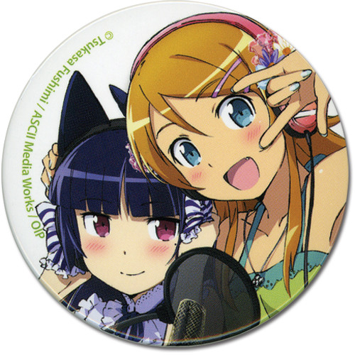 Oreimo Kirino & Kuoneko Anime 1.25" Button GE-6873