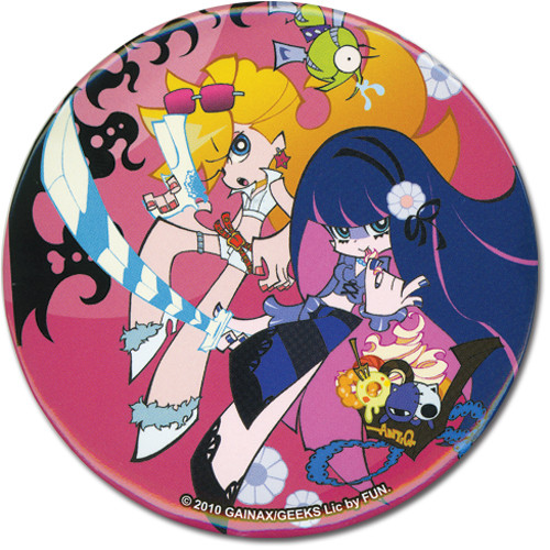 Panty & Stocking Chibi Anime 3" Button GE-82041