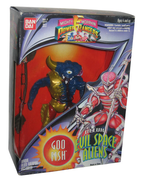 Power Rangers Mighty Morphin (1994) Bandai Deluxe Evil Space Aliens Goo Fish Figure