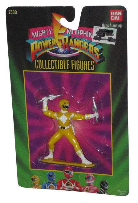 Power Rangers Yellow Ranger Collectible (1993) Bandai Mini Figure