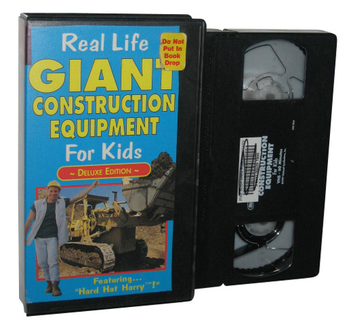 Real Life Giant Construction Equipment For Kids Deluxe VHS Tape