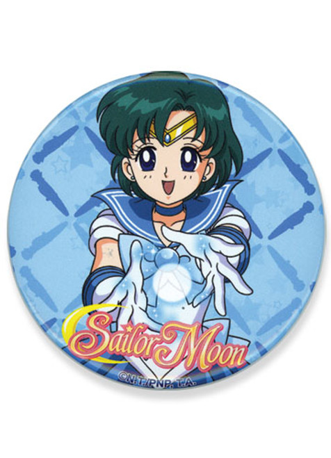 Sailor Moon Mercury 3-Inch Anime Button GE-82007