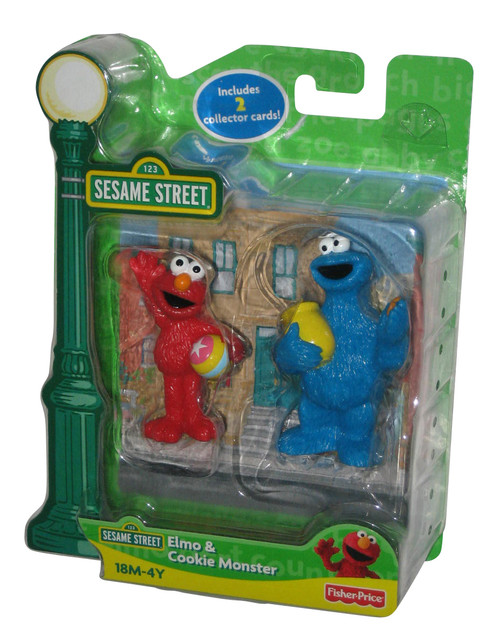 Sesame Street Elmo & Cookie Monster (2009) Fisher-Price Figure 2-Pack