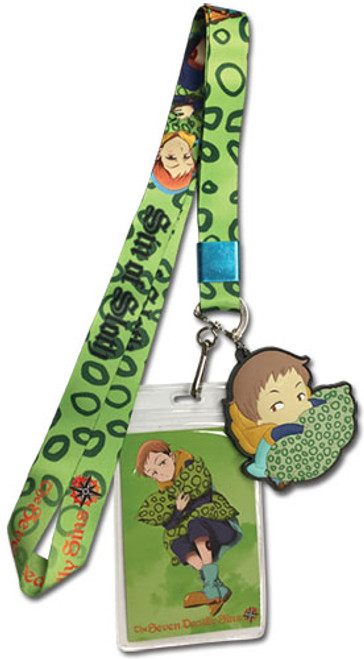 The Seven Deadly Sins King Green Anime Lanyard w/ Charm GE-37899