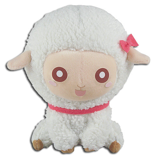 Sheep Animal White Sitting 5-Inch Toy Plush GE-53538