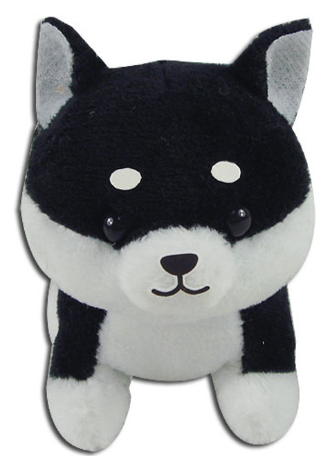 Shiba Dog Black & White Animal 3-Inch Toy Plush GE-52171