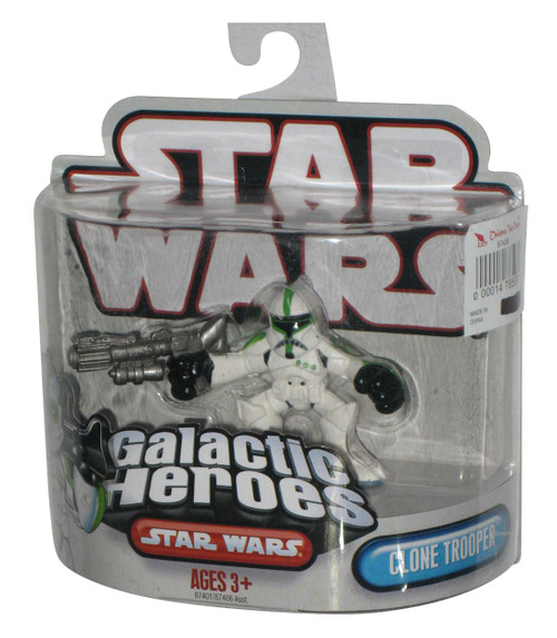 Star Wars Galactic Heroes (2007) Hasbro Green Clone Trooper Figure