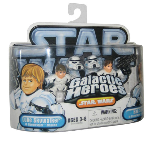 Star Wars Galactic Heroes Luke & Han Stormtrooper Disguise Figure Set