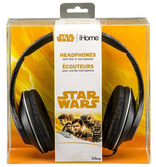 Star Wars Han Solo Movie Millenium Falcon Over The Ear Headphones w/ Built-In Microphone