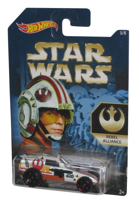 Star Wars Hot Wheels (2015) Rebel Alliance Enforcer Luke Skywalker Toy Car 5/8