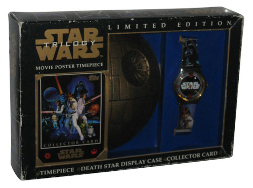 Star Wars Movie Timepiece Limited Edition Hope Watch w/ Death Star Display Case & Card