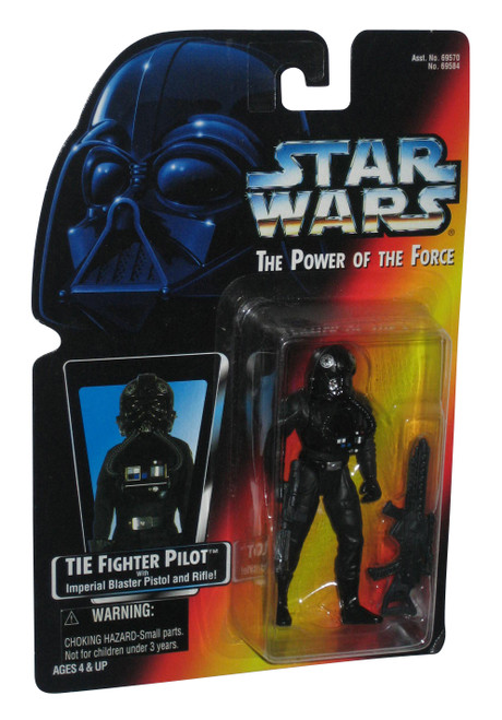 Star Wars Power of The Force (1995) TIE Fighter Pilot Red Card Figure