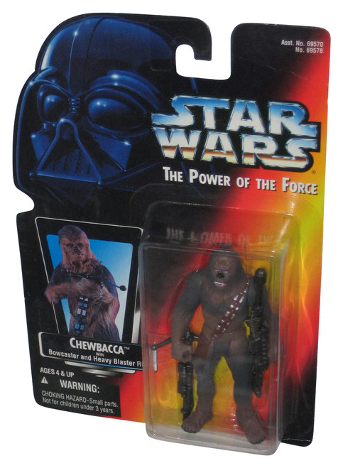 Star Wars Power of The Force Red Card (1995) Kenner Chewbacca Figure