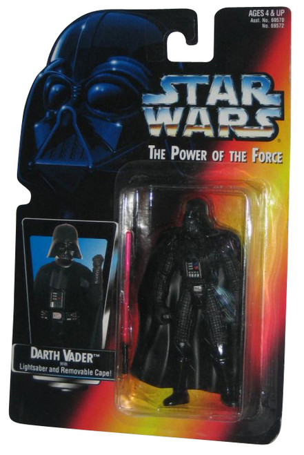 Star Wars Power of The Force Red Card Darth Vader Kenner Action Figure