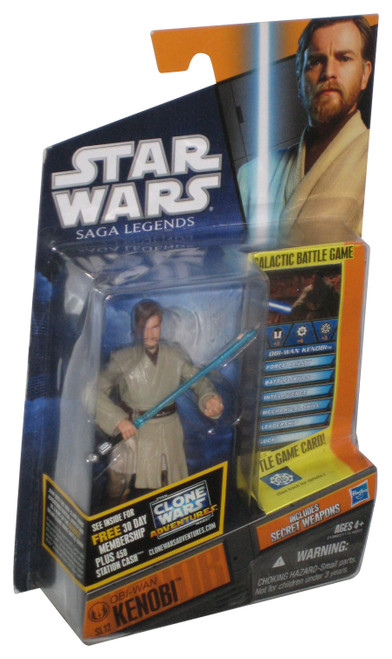 Star Wars Saga Legends (2010) Obi-Wan Kenobi Action Figure SL12 - (Plastic Small Dent)