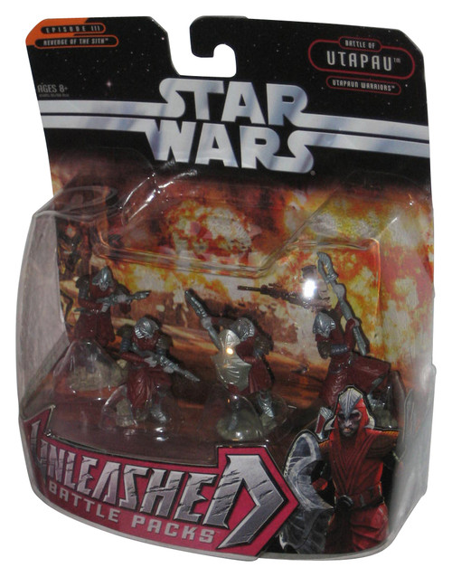 Star Wars Unleashed Battle Packs (2005) Jedi Masters Utapauian Warriors Figure Set