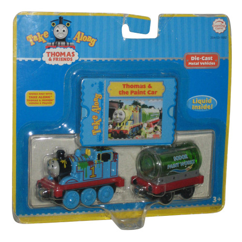 Thomas and Friends Tank Engine (2006) Take Along Sodor Paint Works Die-Cast Metal Toy Train