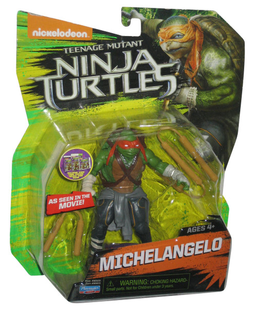 TMNT Teenage Mutant Ninja Turtles Movie (2014) Playmates Michelangelo Figure