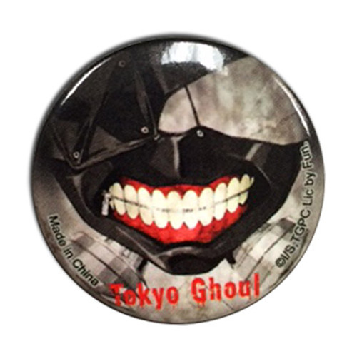 Tokyo Ghoul Kaneki Mask Glitter Anime 1.25" Button GE-16978