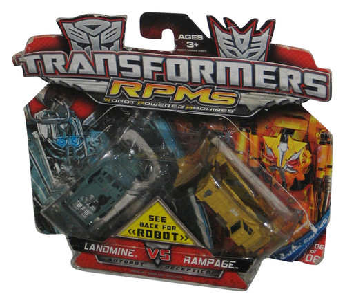 Transformers RPM's (2009) Landmine vs Rampage Toy Car Set 06/08