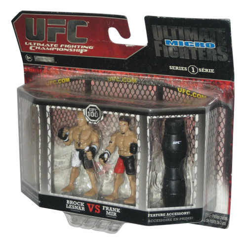 UFC Brock Lesnar vs. Frank Mir (2010) Jakks Pacific Series 1 Micro Figure 2-Pack