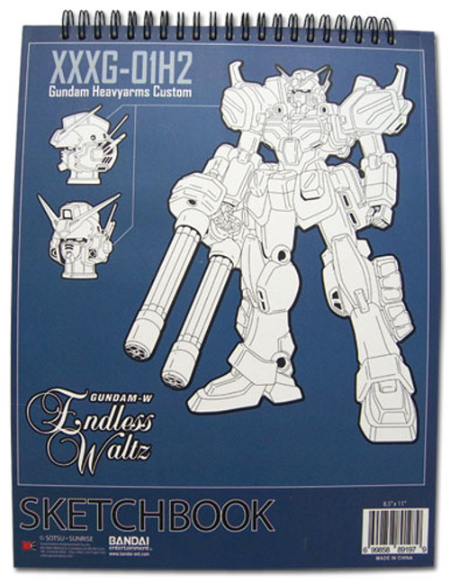 Gundam Wing Heavyarms Custom Anime Sketchbook GE-89197