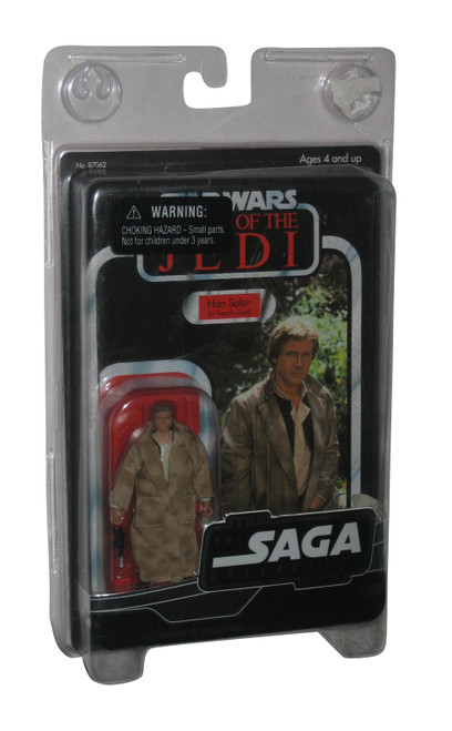 Star Wars Return of The Jedi (2006) Saga Collection Endor Han Solo Action Figure w/ Protector Case