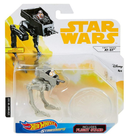 Star Wars Hot Wheels (2017) First Order AT-ST Starships Toy Vehicle