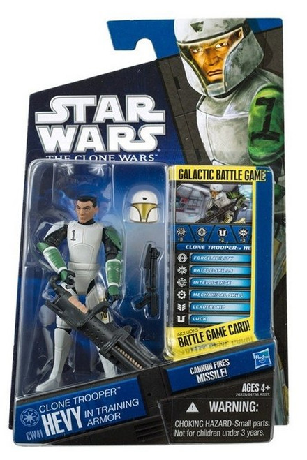 Star Wars Clone Wars Animated (2009) Hevy in Training Armor Figure CW41