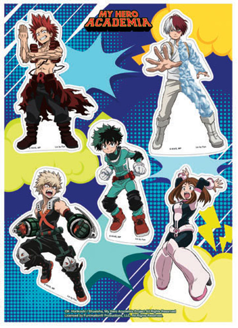 My Hero Academia Costume Anime Sticker Set GE-55801