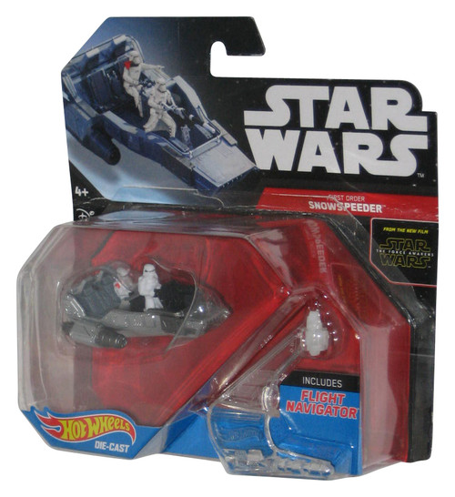 Star Wars Hot Wheels First Order Snowspeeder (2015) Starships Toy Vehicle - (Plastic Loose From Blister)