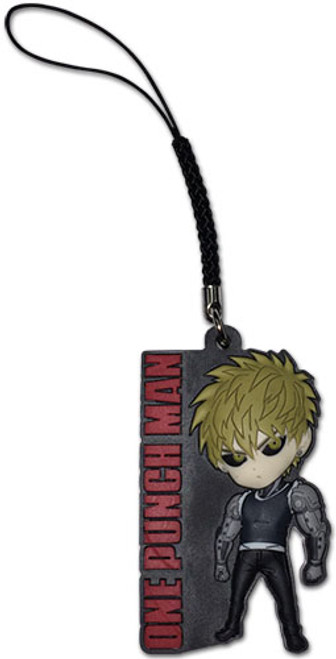 One Punch Man Genos Anime Cell Phone Charm Keychain GE-17471