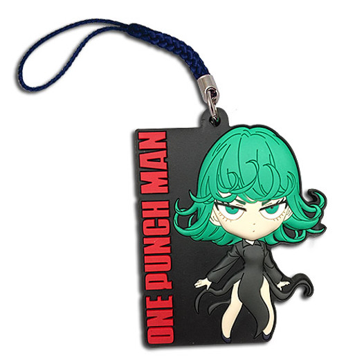 One Punch Man Tornado of Terror Anime Cell Phone Charm Keychain GE-17473