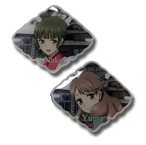 Hanasaku Iroha Yuina & Nako Anime Pin Set GE-50561