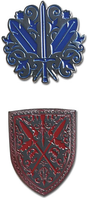 Heroic Legend of Arslan Daryun & Narsus Emblem Anime Pin Set GE-50694