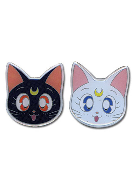 Sailor Moon Luna & Artemis Cats Anime Pin Set GE-50044