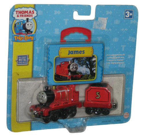 Thomas and Friends Tank Engine (2005) Take Along James Die-Cast Metal Toy Train