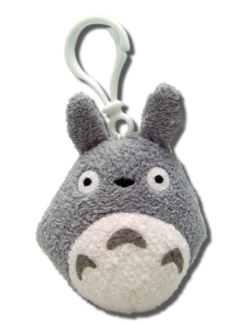 My Neighbor Totoro Grey Plush Toy w/ Backpack Clip Keychain