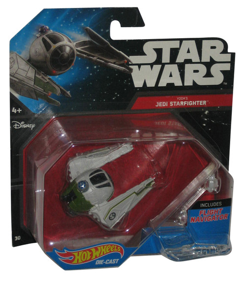 Star Wars Hot Wheels Yoda's Jedi Starfighter (2015) Die-Cast Toy Vehicle