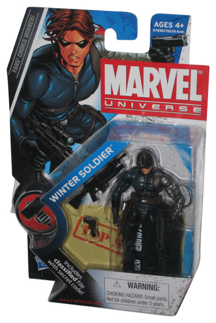 Marvel Universe Series 2 Winter Soldier (2009) Hasbro 3.75 Inch Figure 022 - (Short Hair Version)