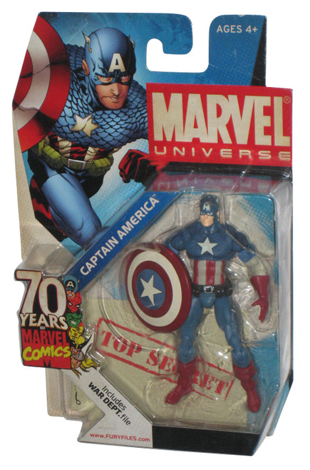 Marvel Universe 70 Years Invaders (2009) Hasbro Captain America Exclusive Action Figure #SD1