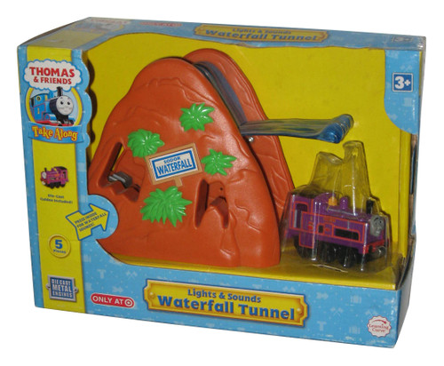 Thomas Tank Engine Take Along Learning Curve (2008) Lights & Sounds Waterfall Tunnel Toy Train Set w/ Culdee