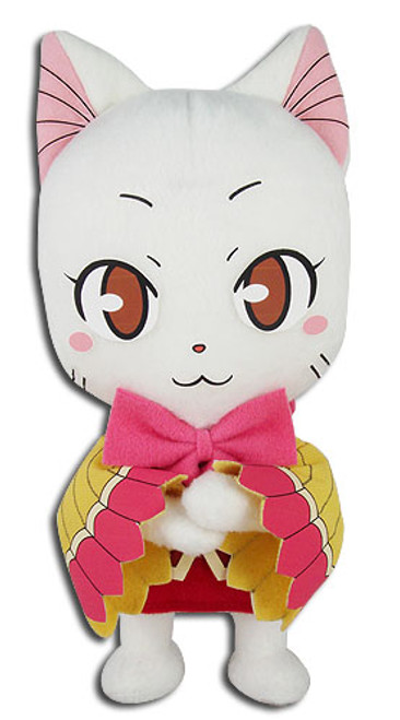 Fairy Tail Carla Exceed White Cat Anime 8-Inch Toy Plush GE-52933