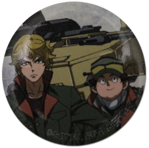 Gundam Iron Blooded Orphans Eugene & Biscuit Anime 1.25" Button GE-16708