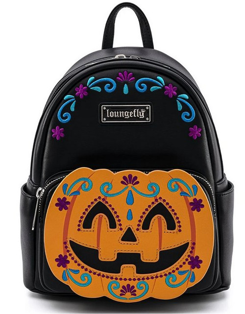 Halloween Pumpkin Loungefly Mini Backpack LFBK0171