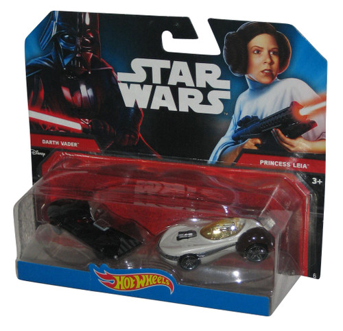 Star Wars Hot Wheels Darth Vader vs. Princess Leia (2014) Characters Toy Car 2-Pack
