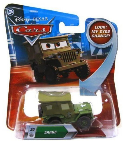 Disney Pixar Cars Movie Sarge Eyes Change Vehicle Toy Car #30
