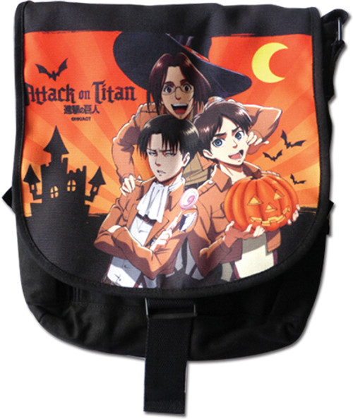 Attack On Titan Halloween Eren, Levi & Zoe Anime Messenger Bag GE-84519
