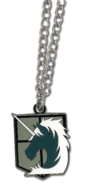 Attack On Titan Military Police Brigade Emblem Anime Necklace GE-35640